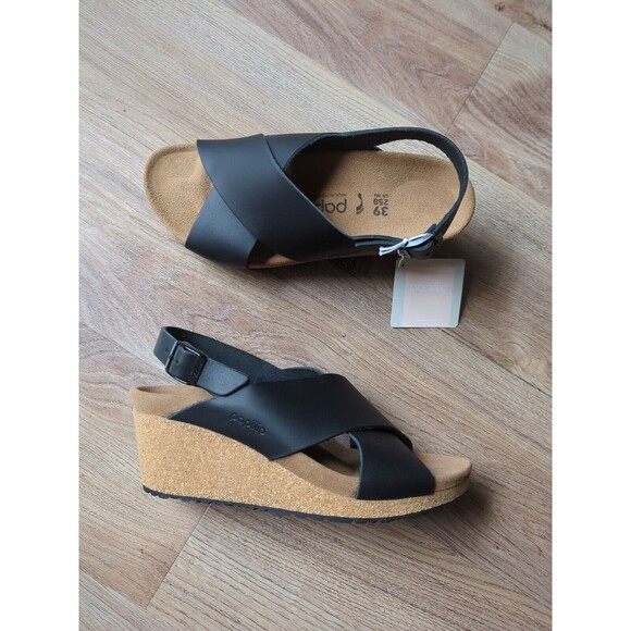 Birkenstock Papillio Samira Wedge Slingback Leather Sandals EU 39 Womens 8-8.5